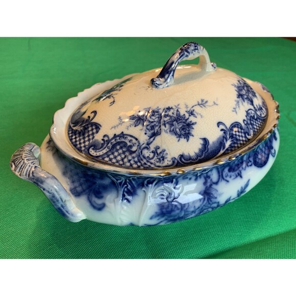 1900 Klondyke MS&CE Serving Dish - Imperfect - Picture 3 of 9